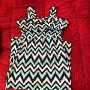 Three pink hearts dress